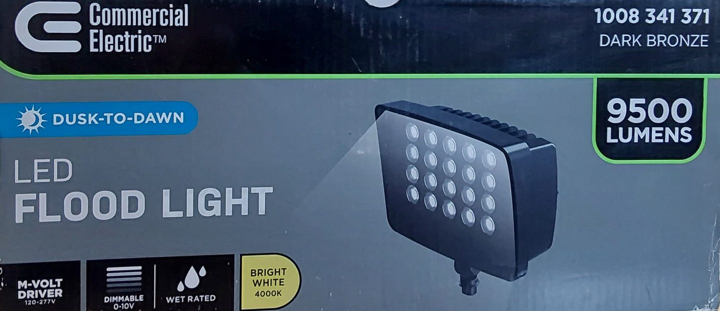 Commercial Electric LED Flood Light 9500 lumens 1008341371
