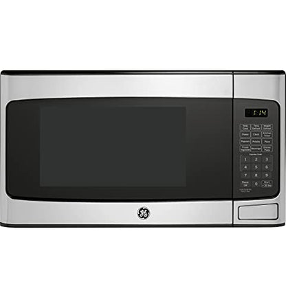 GE JESP113SPSS Countertop Microwave Oven, 1.1 Cubic Ft, Stainless Steel