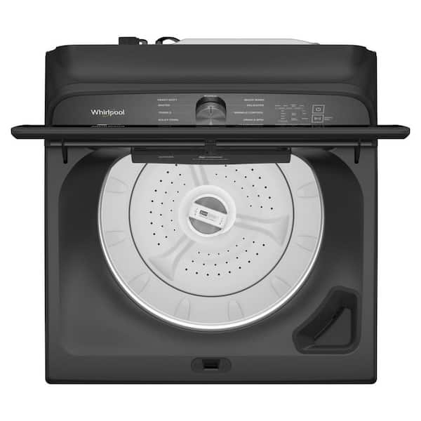 5.2 - 5.3 cu. ft. Top Load Washer in Volcano Black with 2-in-1 Removable Agitator