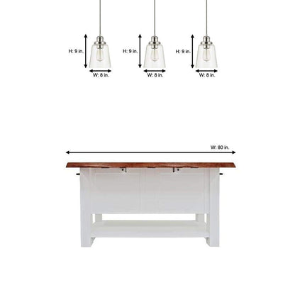 Home Decorators Collection 7435P-32 Polished Nickel Finished Mini Pendant