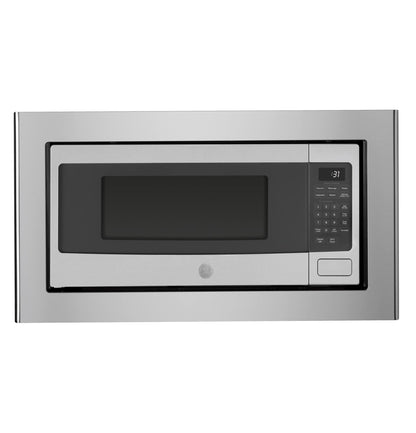 GE PEM31DFWW Profile 1.1 Cu. Ft. White Countertop Microwave