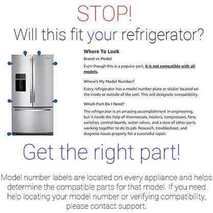 Supplying Demand DA97-15217D DA97-15217B Refrigerator Ice Maker Assembly Replacement Model Specific Not Universal