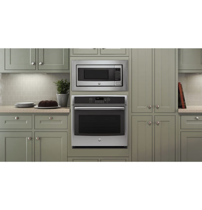 GE PEM31DFWW Profile 1.1 Cu. Ft. White Countertop Microwave