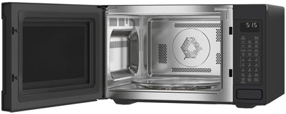 Cafe CEB515P2NSS Matte Collection Countertop Microwave Oven with 1.5 cu. ft. Capacity Convection 1000 Watts 10 Power Levels in Stainless Steel