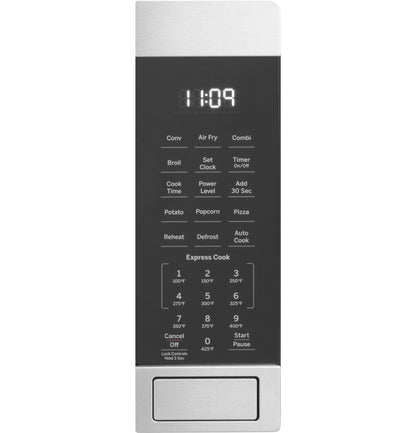 GE JES1109RRSS 1.0 Cu. Ft. Capacity Countertop Convection Microwave Oven with Air Fry, Stainless Steel