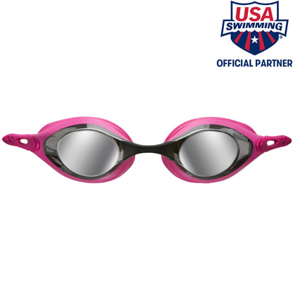 Arena Unisex Adult Cobra Swim Racing Goggles for Men and Women Standard Mirror/Non-Mirror Lens Low-Profile Small Frame