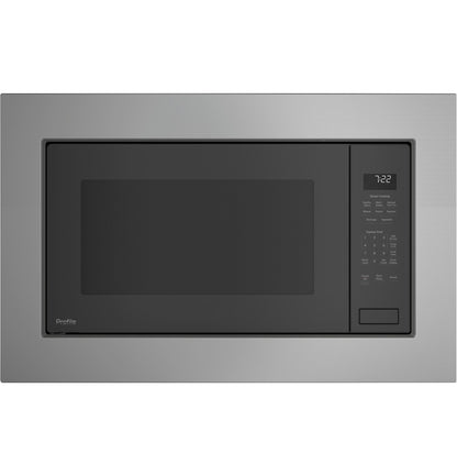 GE PEB7227ANDD 25 Inch Bult-in Microwave Oven, Gray