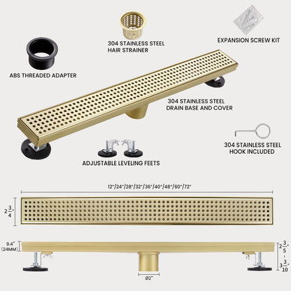 Muschbath Linear Shower Drain LSD-04A