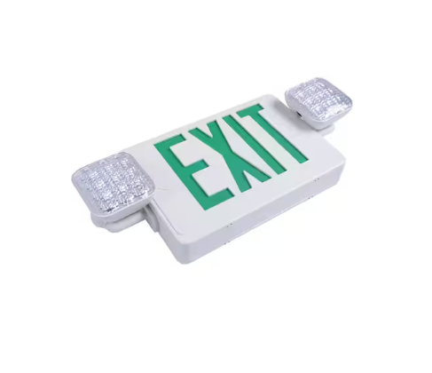 Customer Reviews for Commercial Electric 1-Pack Combo 14-Watt Equivalent Integrated LED White Exit Sign and Emergency Light with Ni-Cad 9.6-Volt Battery