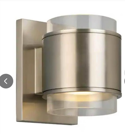 Upton Brushed Nickel LED Sconce