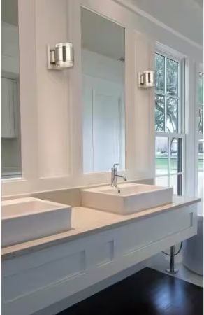 Upton Brushed Nickel LED Sconce