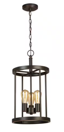 Moreland 3--Light Bronze Pendant