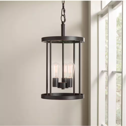 Moreland 3--Light Bronze Pendant
