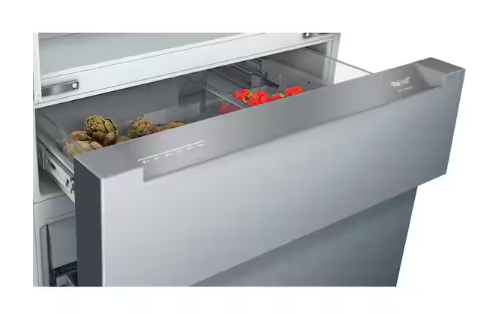 Bosch 800 Series 21 cu. ft. Smart Counter Depth 4-Door French Door Recessed Handle Refrigerator