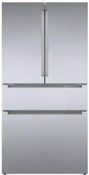 Bosch 800 Series 21 cu. ft. Smart Counter Depth 4-Door French Door Recessed Handle Refrigerator