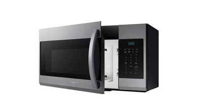 Samsung 30 in. 1.7 cu. ft. 1000 W Fingerprint Resistant Stainless Steel Over-the-Range Microwave