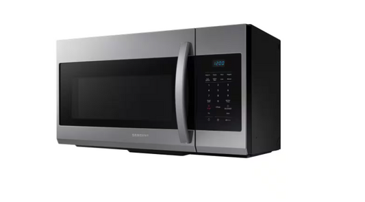 Samsung 30 in. 1.7 cu. ft. 1000 W Fingerprint Resistant Stainless Steel Over-the-Range Microwave