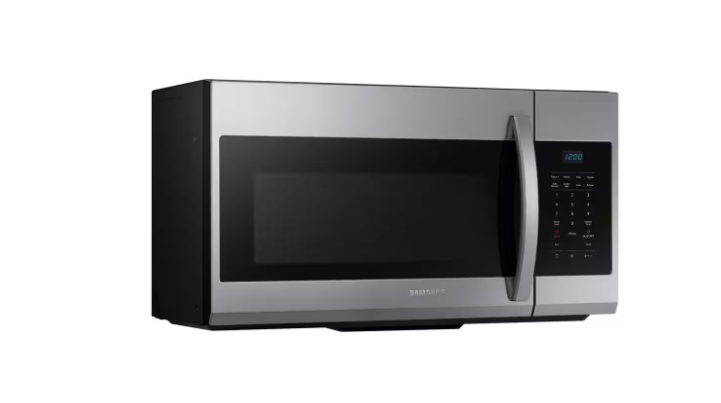 Samsung 30 in. 1.7 cu. ft. 1000 W Fingerprint Resistant Stainless Steel Over-the-Range Microwave