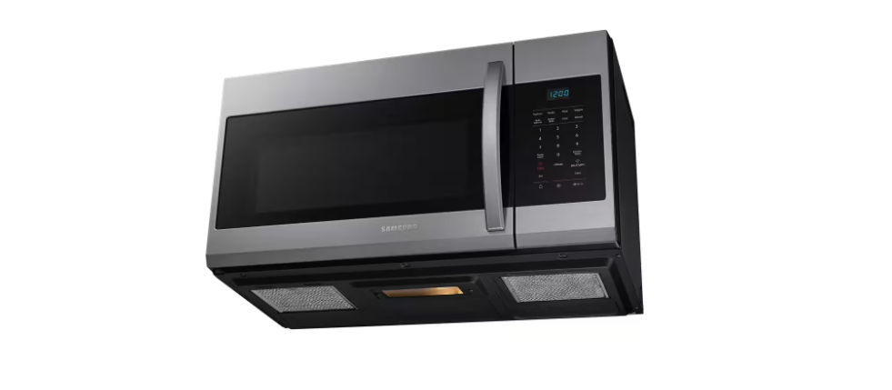Samsung 30 in. 1.7 cu. ft. 1000 W Fingerprint Resistant Stainless Steel Over-the-Range Microwave