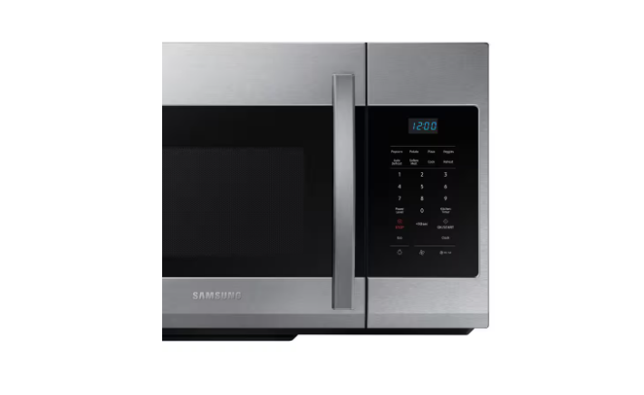 Samsung 30 in. 1.7 cu. ft. 1000 W Fingerprint Resistant Stainless Steel Over-the-Range Microwave