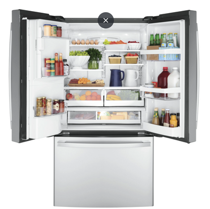 GE 22.1 cu. ft. French Door Refrigerator in Fingerprint Resistant Stainless Steel, Counter Depth and ENERGY STAR