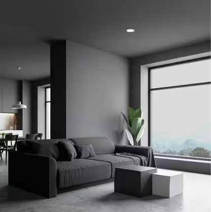 11 in. 12.5-Watt Dimmable White Integrated LED 875 Lumens Round Flat Panel Flush Mount Ceiling Light Color Change 5CCT