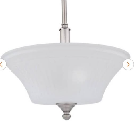 Creekford 3-Light Brushed Nickel Pendant