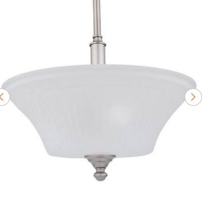 Creekford 3-Light Brushed Nickel Pendant