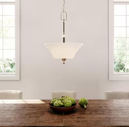 Creekford 3-Light Brushed Nickel Pendant