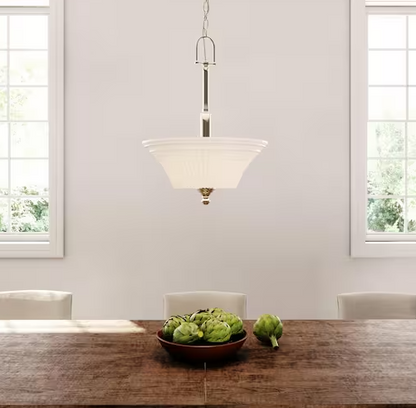 Creekford 3-Light Brushed Nickel Pendant