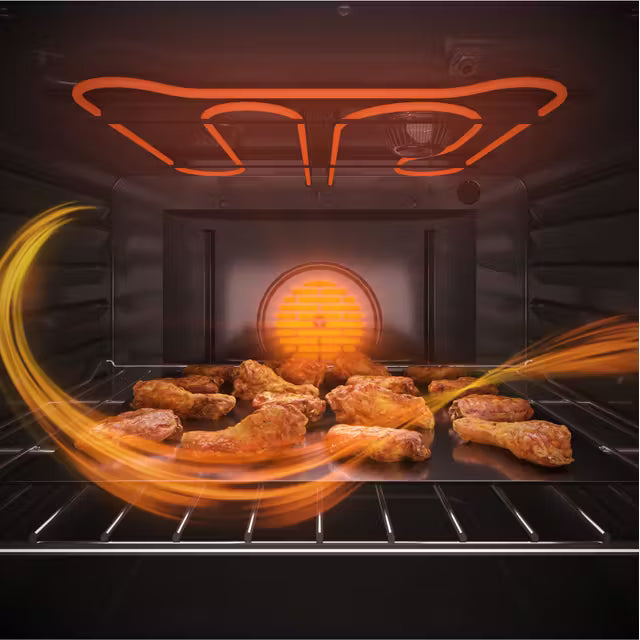 GE 30" Slide-In Electric Convection Double Oven Range