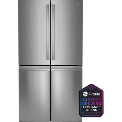 GE Profile 22.9 Cu. Ft. Counter-Depth Quad-Door Refrigerator